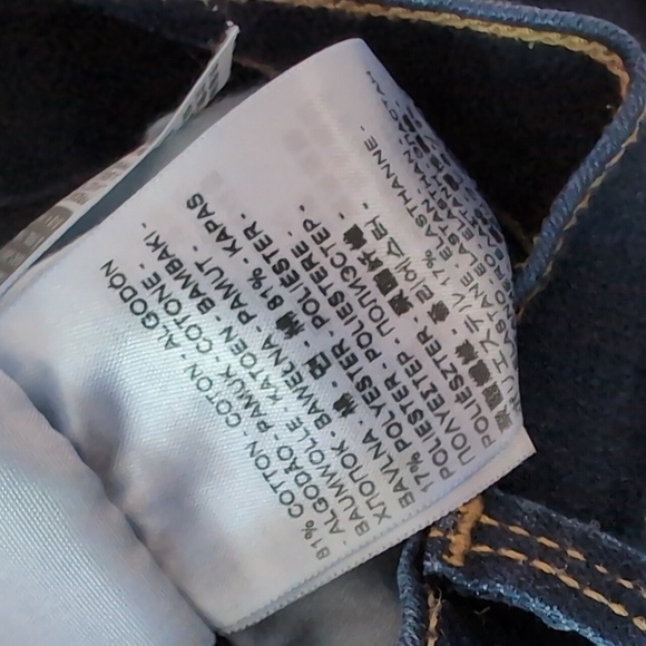 Levi's 311 Shaping Skinny Dark Wash Jeans Size 32 - Picture 6 of 6